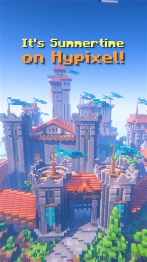 Hypixel Server on Instagram: "It's SUMMERTIME on Hypixel! Take a vacation to the Main Lobby for Fishing Friday, splash over to the Event Shop, explore the vibrant new cosmetics, maps, and MORE! 🌞 #minecraft #hypixel #hypixelsummer"