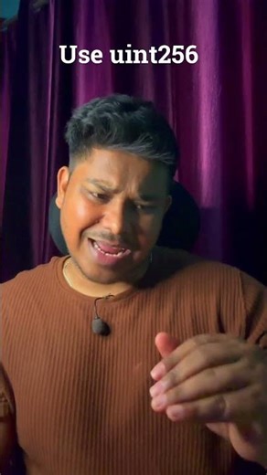 Use uint256 - Solidity #solidity #web3 #web3development #smartcontracts #ai #aiagent #nft #coding