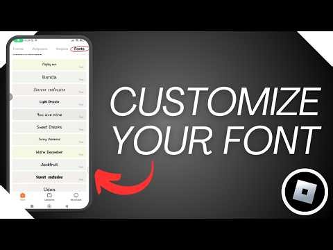 How to Customize Your Font on Roblox Mobile