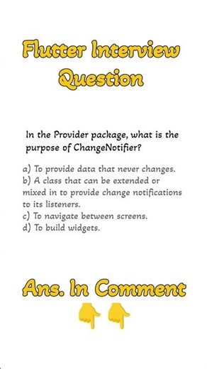 Package of Change Notifier #flutter
