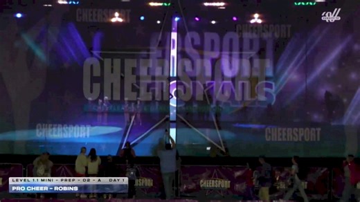 Pro Cheer - Robins [2026 L1.1 Mini - PREP - D2 - A Day 1] 2026 CHEERSPORT National All Star Cheerleading Championship