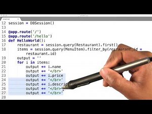 Adding Database to Flask Application Solution - Full Stack Foundations