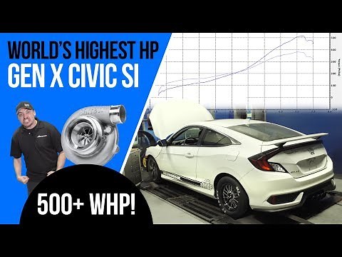 World Record 500hp 10th Gen Honda Civic Si 1.5T | We did it!