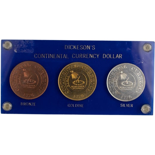 Stany Zjednoczone 1776 Dickeson's Continental Currency Dollar Restrikes