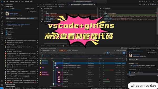 vscode   gitlens 高效管理和查看代码