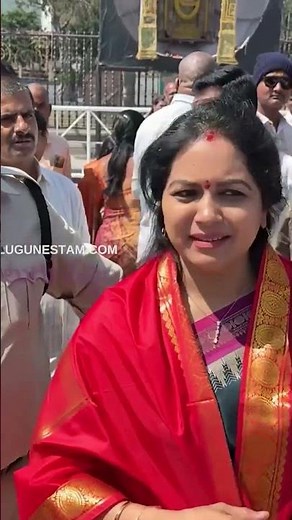 Singer Sunitha Beautiful Moments In Tirumala