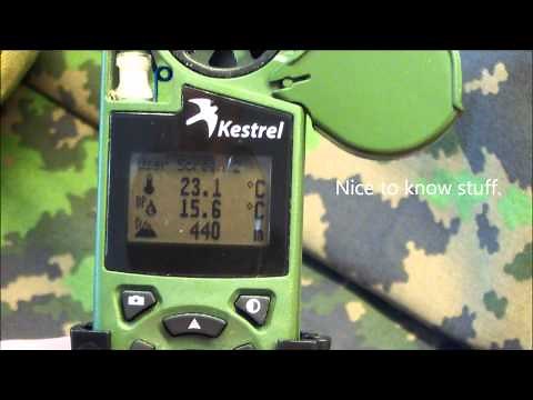 User setup of Kestrel 4000 NV