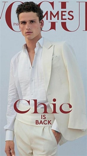 IMS on Instagram: "Go behind-the-scenes at supermodel Simon Nessman’s Vogue Hommes cover shot #bydefilemagazine"