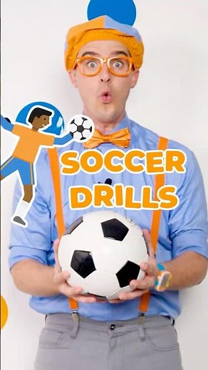 SOCCER CHALLENGE! ⚽️🔥 Blippi Juggles a Ball with His Knees! #SoccerTricks #Football #Blippi