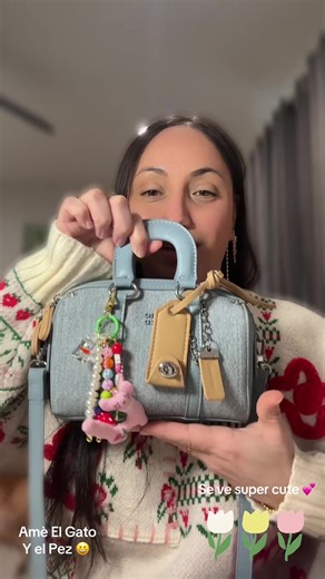 Amé esta Bag 👝 Chain 🌷📿🍄 se ve tan cute y curioso! #gatoconperlas #tejidos #bordado #bagchains #curioso