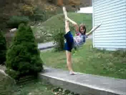Cheer Poses: Heel Stretch, Bow and Arrow, Scale, Scorpion