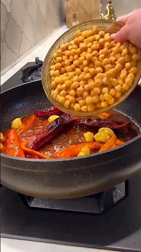 Rich and Spicy Moroccan Beef Stew with Melting Chickpeas