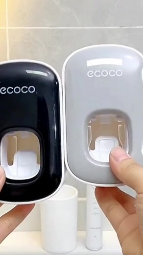 Ecoco Automatic Toothpaste Dispenser Wall Mount Bathroo#amazonfindsforcheap #amazonfindsforcheap😜😂😂😂😂😂😂 #tiktokmademedoit #toothpastechallenge #dispenser