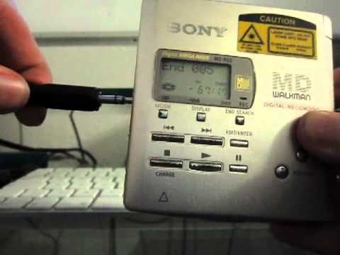 Mini Minidisc Guide 2 - How to record a MD and set the Track Marks