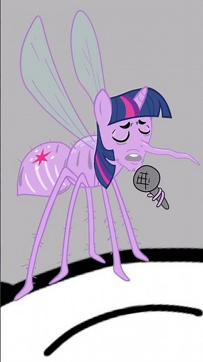 MLP Twilight Mosquito at 3AM 🤣 #2danimation #shorts #mylittlepony
