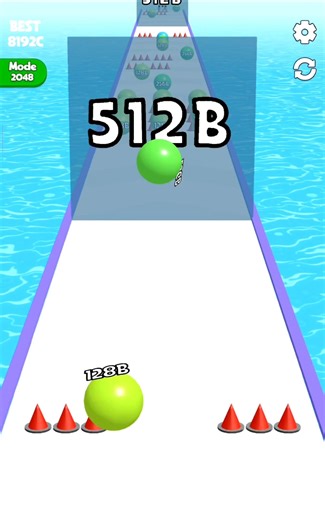 Endless Numbers 😱♾️ | Rolling Ball Run – Infinity Mode #shorts