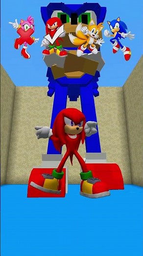 Amy Vs Knuckel Vs Mile Vs Sonic 🏃💨 Playing Speed Run Challenge 😱 #minecraft #sonic