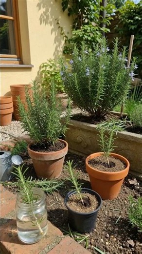 How to Grow Unlimited Rosemary for FREE! 🌿🤯#garden #plants #rosemary #shorts