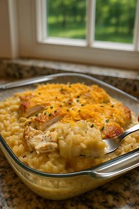 Creamy Chicken & Rice Casserole Delight | Mama's Recipes