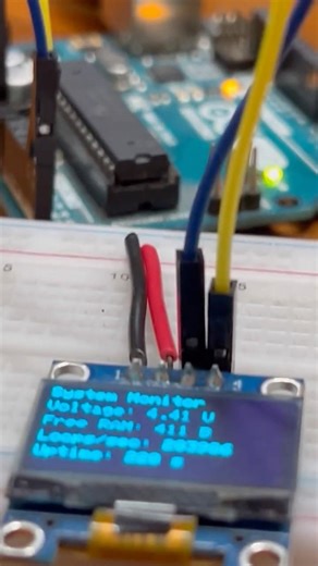 Electronics Students Must Try This OLED Real time Monitoring Project 🔥