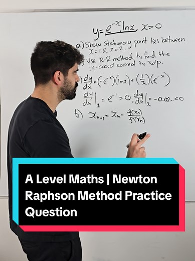 A Level Maths: Newton Raphson Method Practice Questions