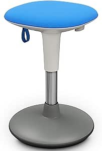 Active Kids Chair Adjustable Wobble Chair Toddlers for Classroom and Elementary School Helps ASD/ADHD Corrects Posture, Wiggle Stool for Age Range 7y+