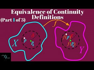 Two Definitions for Continuity? | Part 1 of 3: Rephrasing Epsilon-Delta Definition