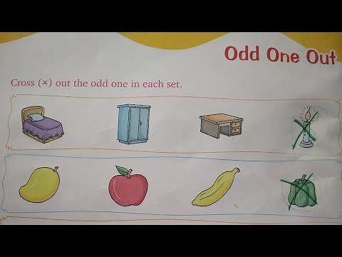 Unit 1, odd one out/class 1 maths/cross out the odd one in each set/odd one out class 1 maths