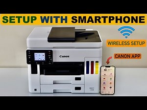 Canon Maxify GX7020 Setup With SmartPhone.