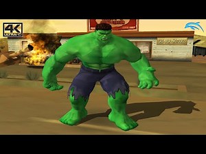 Hulk - Gamecube Gameplay 4K 2160p (DOLPHIN)