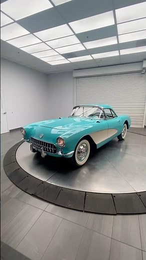 1957 Corvette Convertible 283/270HP, 4-Speed, 4.11 Posi in Cascade Green over Shoreline Beige