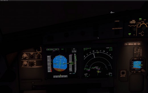 【微软模拟飞行2020】Flybywire A32NX_RNP程序演示 CFPM_NZQN_IPNOR3B_RNP_离场