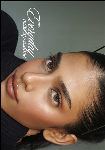 Natural Glowy Makeup Tutorial for Brown Skin