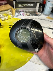 This is a trick that you would never know about unless someone told you .This is something that is quite common on the tours and is an alternate to using lead tape .So when a player is testing out a new club, whether its a driver or a set of irons.. they might have lead tape placed anywhere on the head which is giving them a different feel and performance to the standard head .Then for whatever reason (whether it is more aesthetically pleasing or so that general public don’t know that they are u