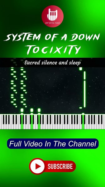 Learn Toxicity By System Of A Down in 30 Seconds | Piano Synthesia Tutorial