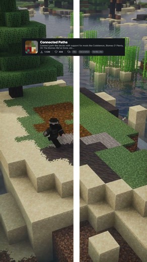 BEST Minecraft Texture Packs / Continuity Mod! #shorts