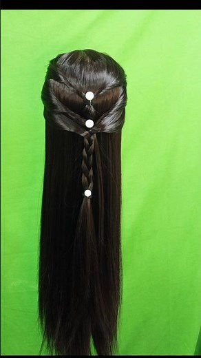 Beautiful Hairstyle For Long Hair |#hairstyle #beautifulladystyle #naturalssalon #hair .