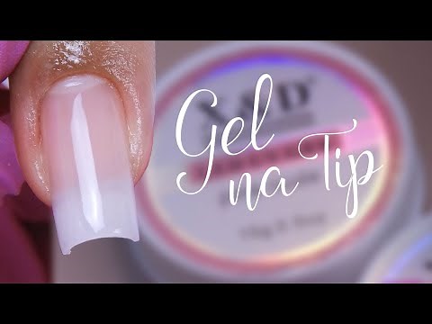 Gel nails with tips tutorial for beginners