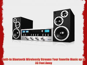 Innovative Technology ITCDS-5000 Classic Stereo System with CD Player FM Radio Aux-In and Headphone