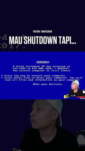 Shutdown Windows malah Blue Screen 😭