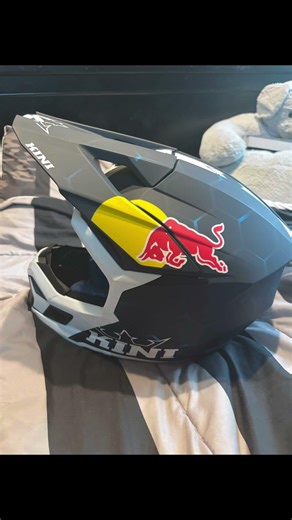 Follow to get a sticker on the Red Bull helmet! #mtb #mtbchallenge #mtbmonster #ridebeyond