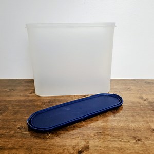 Tupperware Modular Mates #4 Super Oval 3.9L Storage Container With Blue Lid 2351 - Etsy Canada