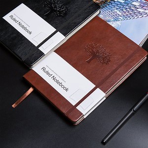 [Hot Item] Executive Note Book Meeting Notebook Hardcover Brown Business Notebook