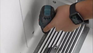 Pvillez Extendable Dining Table with Storage, 98" Modern Rectangular Table for 6-10 People (Barnwood)