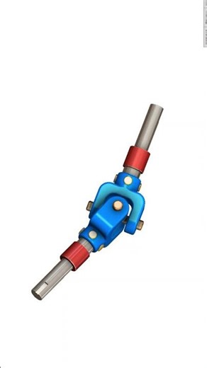 3D Universal Coupling animation #coupling #mechanical #design #engineering