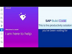 SAP Build Code – Generative AI-based Development with Joule