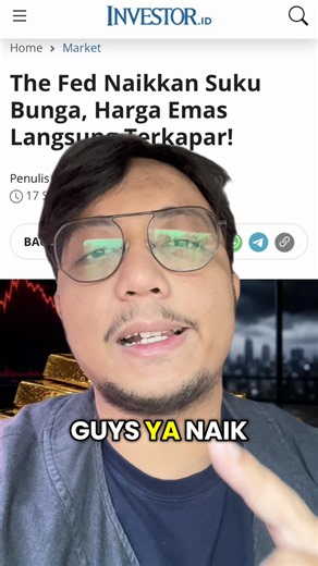 Dunia memasuki trend suku bunga tinggi, Update Harga emas 17 September 2026 #nabungemas #hargaemas #hargaemasharini #logammuliaantam