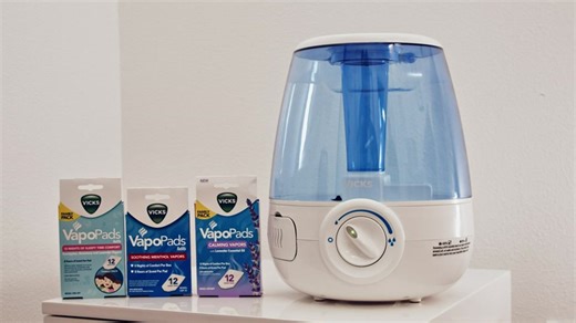 Vicks VapoPads– Soothing Menthol Vapor Pads for Vicks Humidifiers, Vaporizers, Waterless Vaporizers, and Plug-Ins, VSP-19, 6 Count (Pack of 1) VAPOPADS REFILL – These Vicks VapoPads are non-medicated refill pads for Vicks Humidifiers, Vaporizers, Waterless Vaporizers, and Plug-Ins. This 6 count pack of vapor pads is designed to provide relief from cold, cough and flu with soothing menthol vapors LONG-LASTING RELIEF – Each pad provides eight hours of comfort with Vicks plug-in and waterless vapor