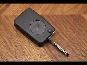 Mercedes Benz SL Roadster R129 key fob battery change - EASY DIY