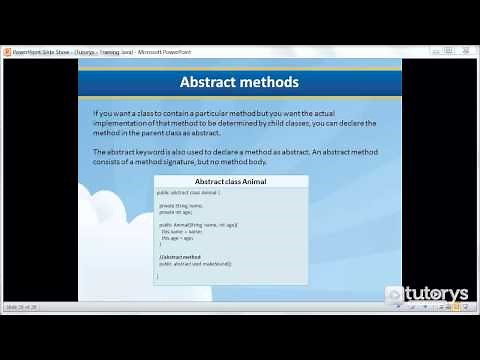 How to implement an abstract method in Java?